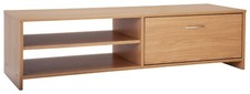 Squares 1 Drawer TV Unit Oak