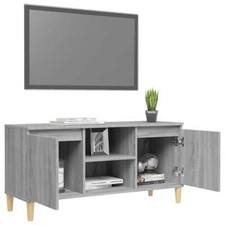  Concrete Grey TV Unit Wooden
